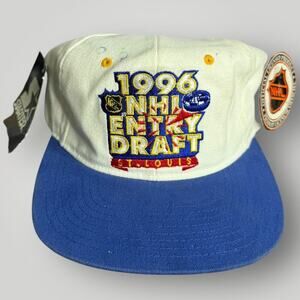 Vintage 1996 NHL Entry Draft St. Louis Starter Snapback Hat Cap Rare Hockey USA